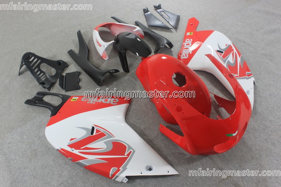 (image for) Fit for Aprilia RS125 2000 2001 2002 2003 2004 2005 fairing kit White red