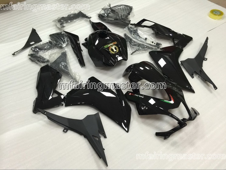 (image for) Fit for Aprilia RS4 125 50 2012 2013 2014 2015 2016 fairing kit injection molding Black