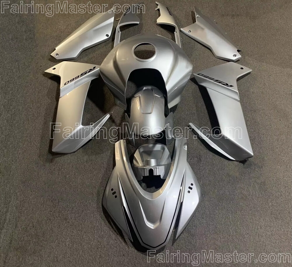 (image for) Fairing kit fit for Aprilia RS660 2021-2024 silver grey 111