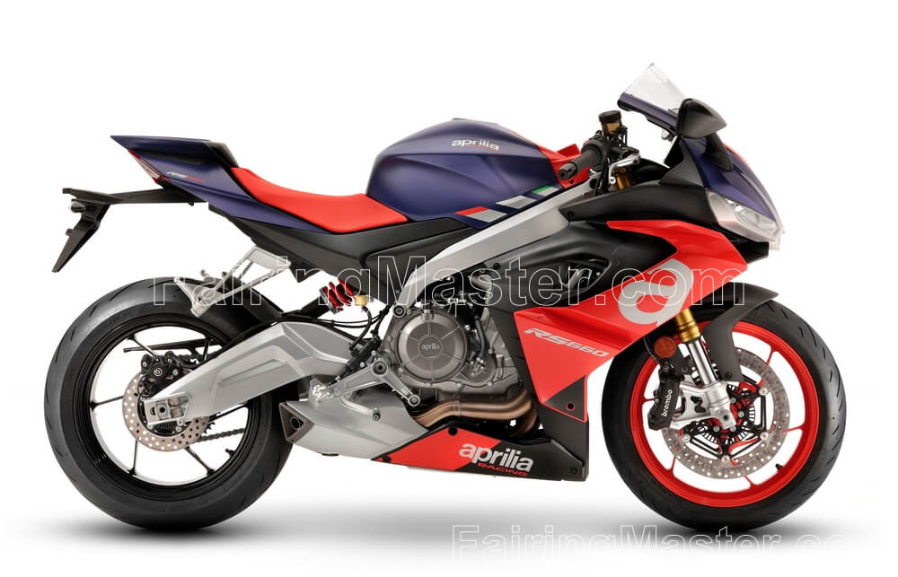 (image for) Fairing kit fit for Aprilia RS660 2021-2024 black red 115