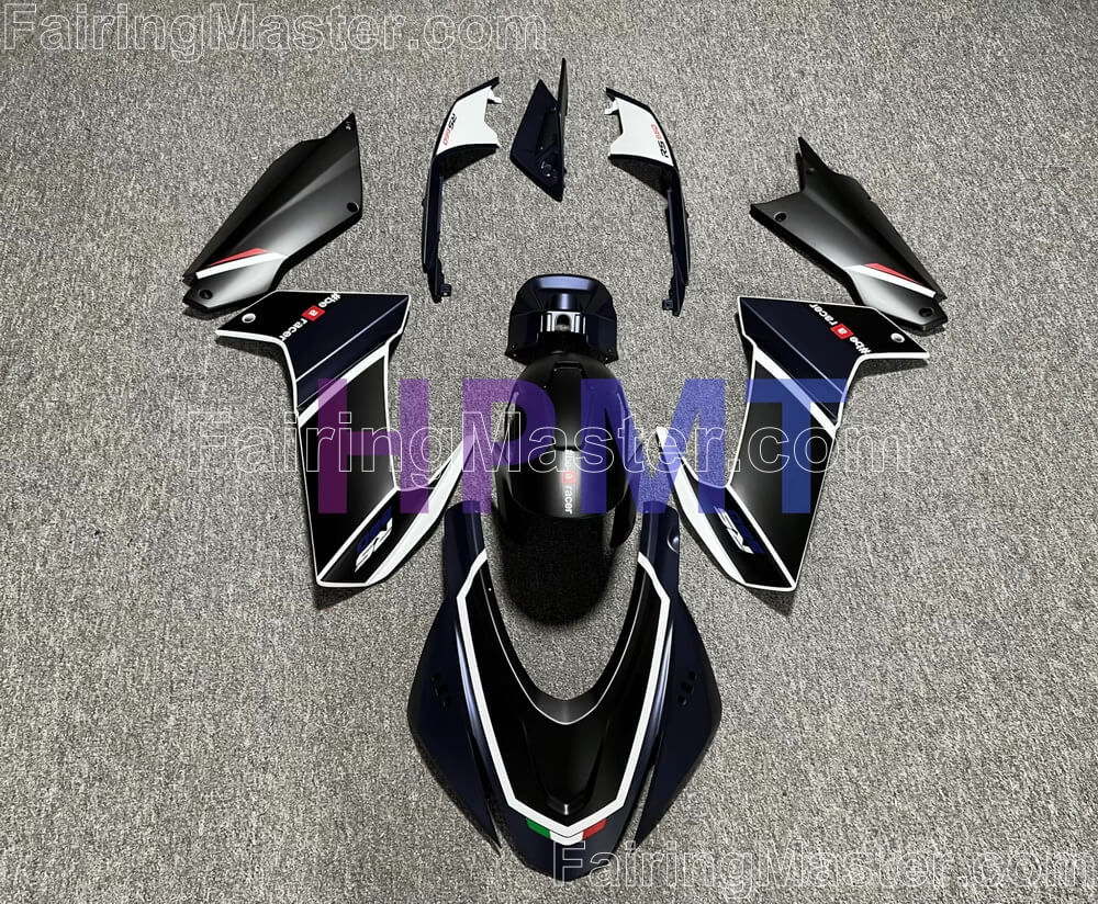 (image for) Fairing kit fit for Aprilia RS660 2021-2024 black white 118
