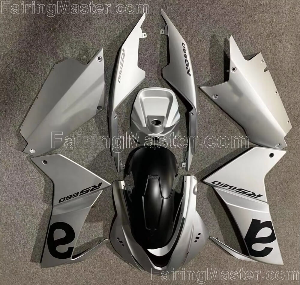 (image for) Fairing kit fit for Aprilia RS660 2021-2024 grey silver 120