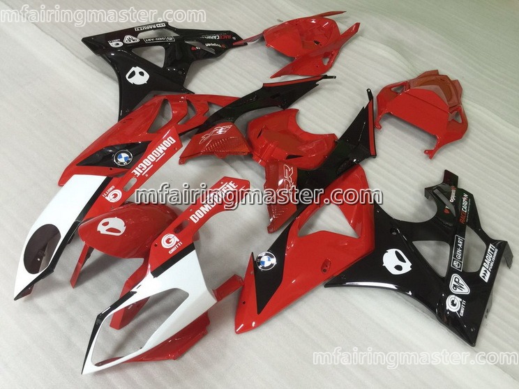 (image for) Fit for BMW S1000RR 2009 2010 2011 2012 2013 2014 fairing kit injection molding Red white black