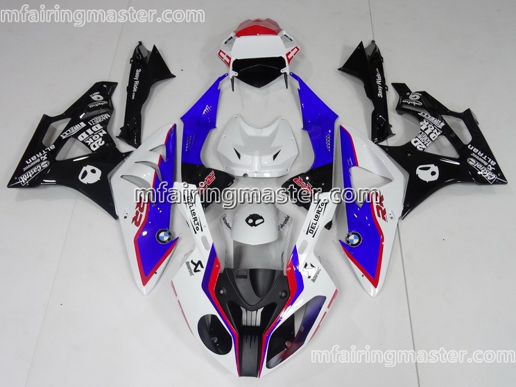 (image for) Fit for BMW S1000RR 2009 2010 2011 2012 2013 2014 fairing kit injection molding Blue white black