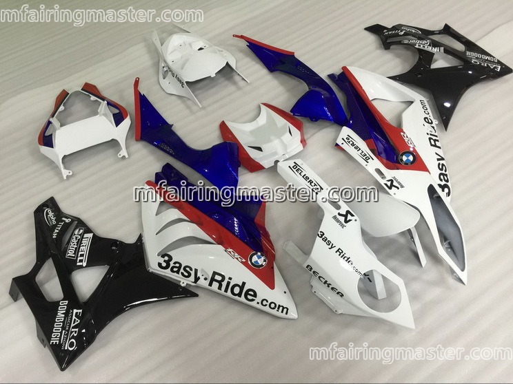 (image for) Fit for BMW S1000RR 2009 2010 2011 2012 2013 2014 fairing kit injection molding Red white black