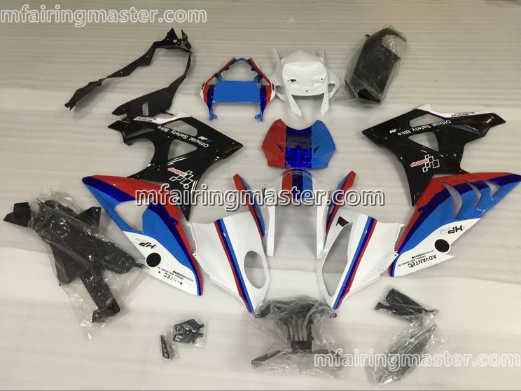 (image for) Fit for BMW S1000RR 2009 2010 2011 2012 2013 2014 fairing kit injection molding Blue red white black