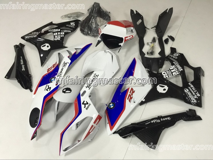 (image for) Fit for BMW S1000RR 2009 2010 2011 2012 2013 2014 fairing kit injection molding Red white black