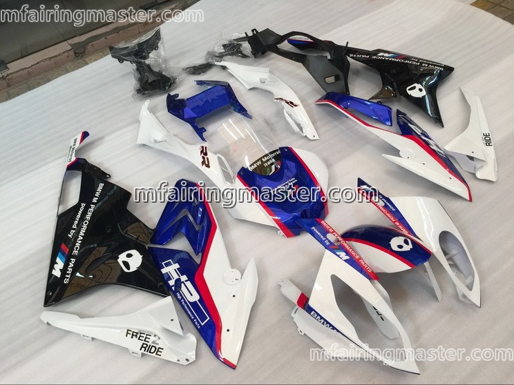 (image for) Fit for BMW S1000RR 2015 2016 2017 2018 fairing kit injection molding Blue white red