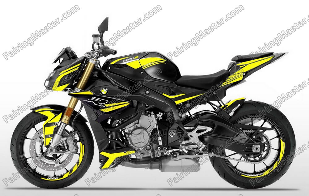 (image for) Fairing kit fit for BMW S1000R 2018-2020 yellow black 112
