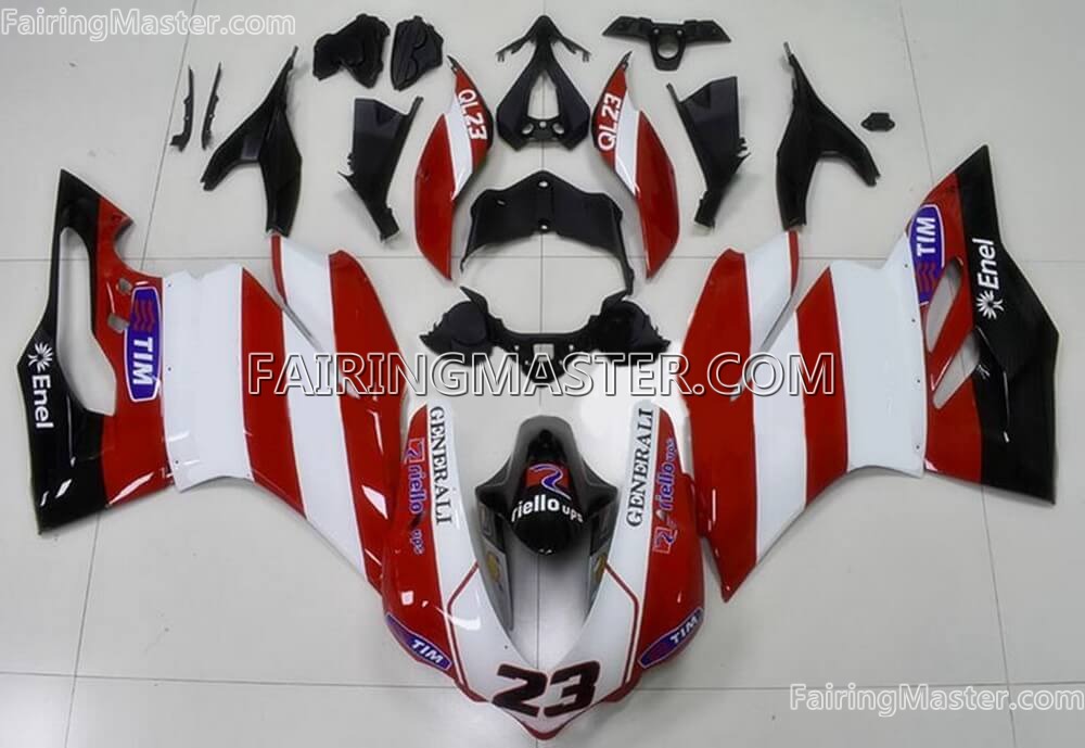 (image for) Fairing kit fit for Ducati Panigale 959 1299 1299S 2015-2018 red white black