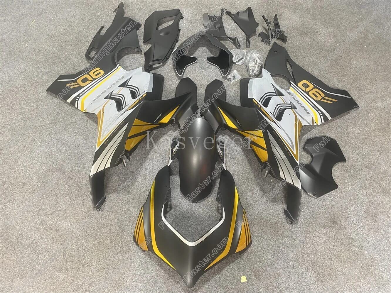 (image for) Fairing kit fit for Ducati Panigale V4 V4S V4SP 2020 2021 gold black 108
