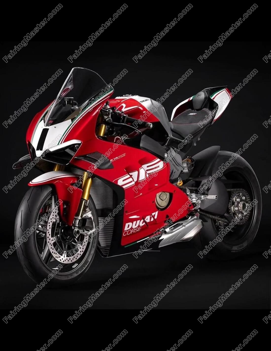 (image for) Fairing kit fit for Ducati Panigale V4 V4S V4SP 2020 2021 red white 121