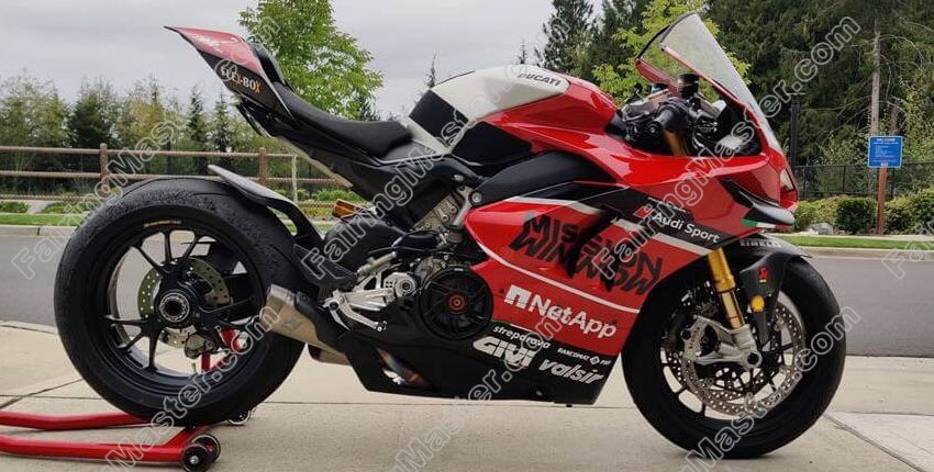 (image for) Fairing kit fit for Ducati Panigale V4 V4S V4SP 2020 2021 red black white 123