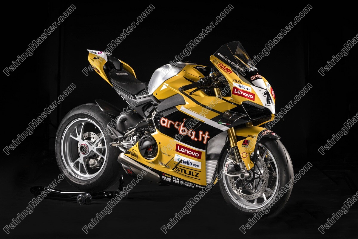 (image for) Fairing kit fit for Ducati Panigale V4 V4S V4SP 2020 2021 yellow black silver 130