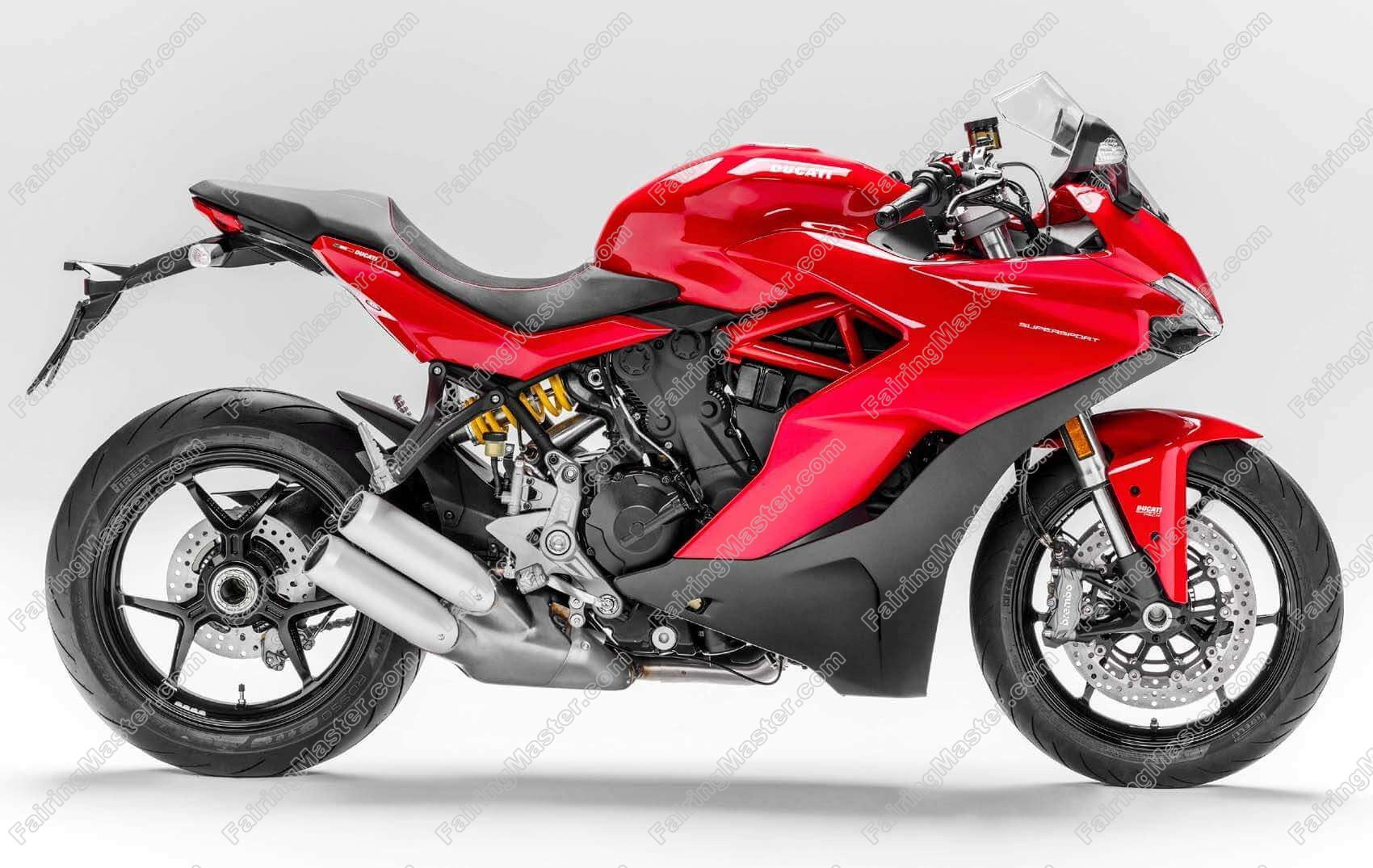 (image for) Fairing kit fit for Ducati Supersports 939 2017-2020 red black 112