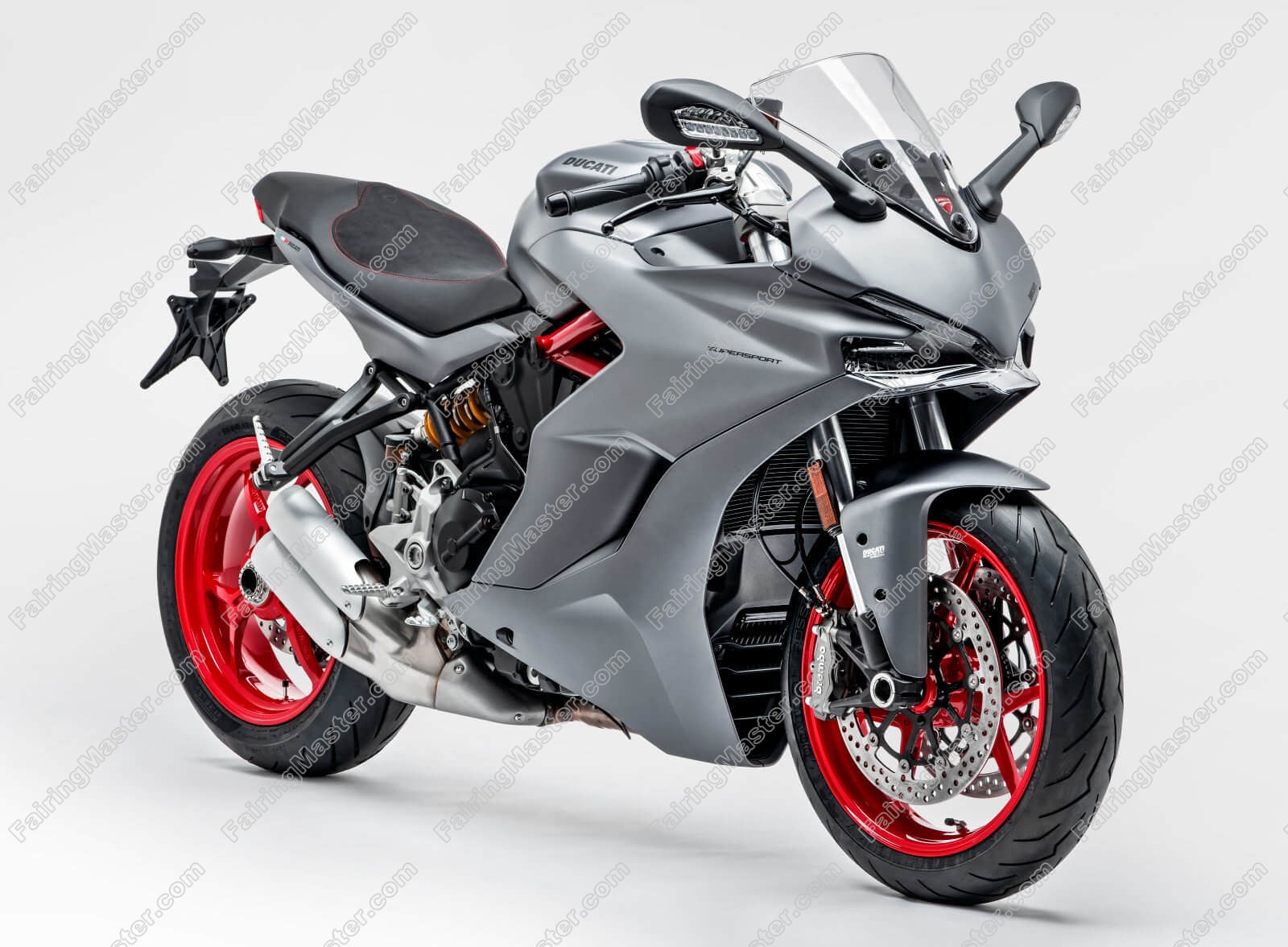 (image for) Fairing kit fit for Ducati Supersports 939 2017-2020 matte grey 115