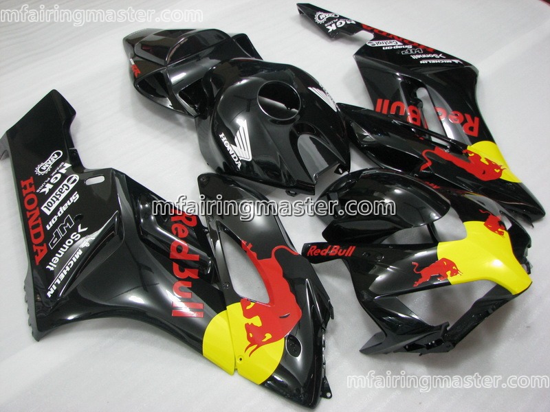 (image for) Fit for Honda CBR1000RR 2004 2005 fairing kit injection molding Black red bull