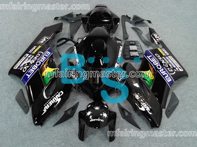 (image for) Fit for Honda CBR1000RR 2004 2005 fairing kit injection molding Eurobet black