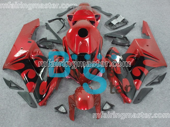 (image for) Fit for Honda CBR1000RR 2004 2005 fairing kit injection molding Red black