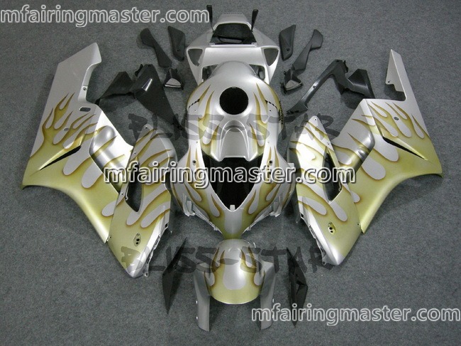 (image for) Fit for Honda CBR1000RR 2004 2005 fairing kit injection molding Yellow silver