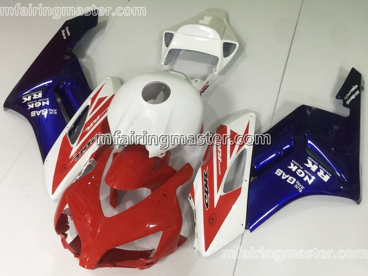(image for) Fit for Honda CBR1000RR 2004 2005 fairing kit injection molding Red white blue