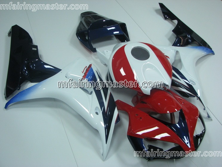 (image for) Fit for Honda CBR1000RR 2006 2007 fairing kit injection molding Red white black - Click Image to Close