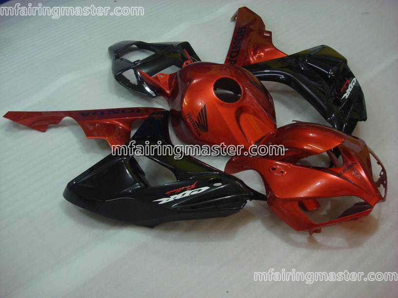 (image for) Fit for Honda CBR1000RR 2006 2007 fairing kit injection molding Red black - Click Image to Close