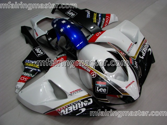 (image for) Fit for Honda CBR1000RR 2006 2007 fairing kit injection molding Carrera black white