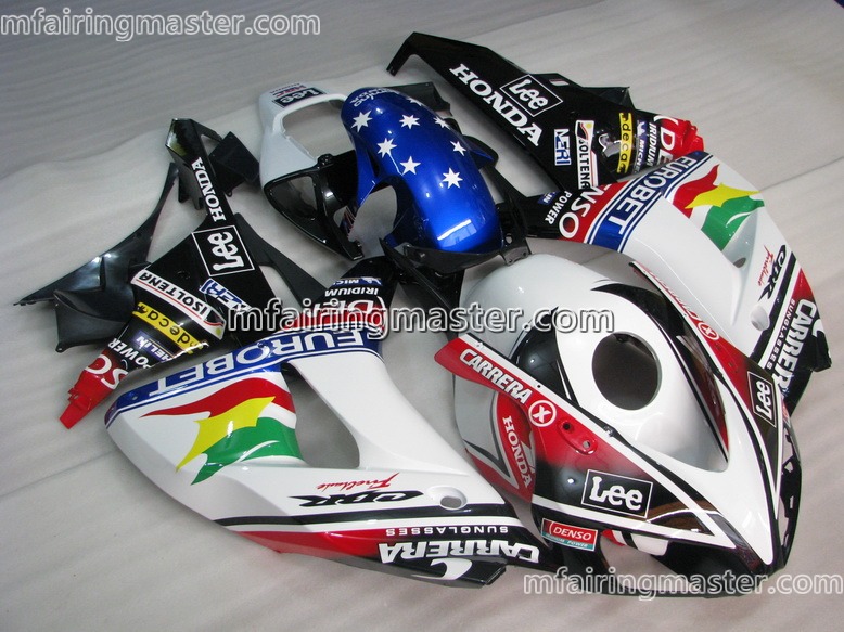 (image for) Fit for Honda CBR1000RR 2006 2007 fairing kit injection molding Carrera black white