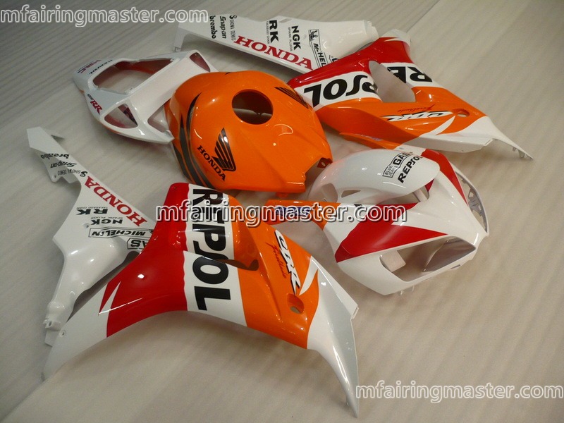 (image for) Fit for Honda CBR1000RR 2006 2007 fairing kit injection molding Repsol white