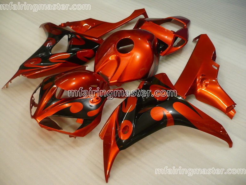 (image for) Fit for Honda CBR1000RR 2006 2007 fairing kit injection molding Golden red black - Click Image to Close