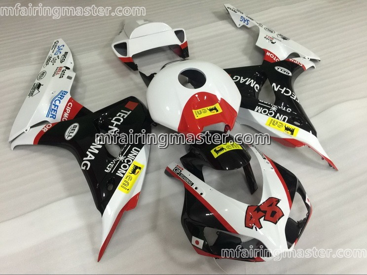 (image for) Fit for Honda CBR1000RR 2006 2007 fairing kit injection molding 48 black white