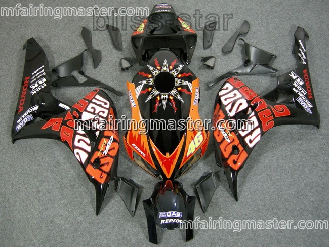 (image for) Fit for Honda CBR1000RR 2006 2007 fairing kit injection molding 46 repsol black