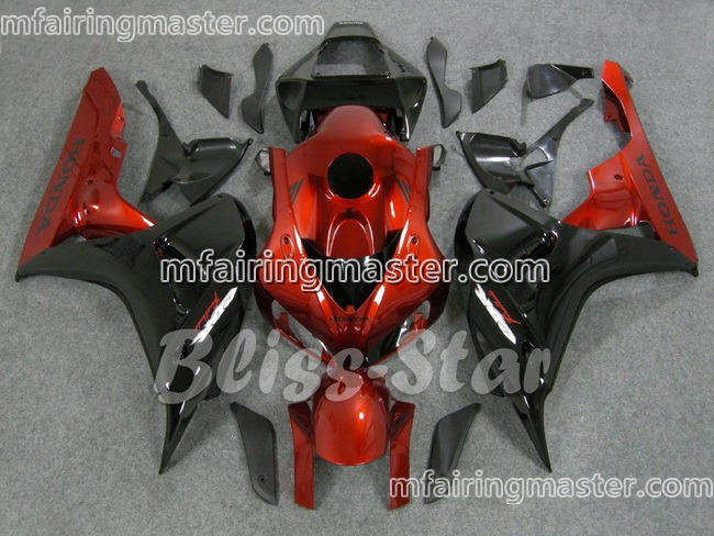 (image for) Fit for Honda CBR1000RR 2006 2007 fairing kit injection molding Red black