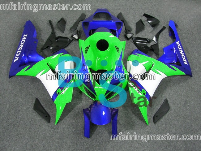 (image for) Fit for Honda CBR1000RR 2006 2007 fairing kit injection molding Green white black