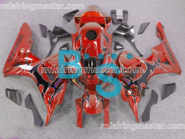 (image for) Fit for Honda CBR1000RR 2006 2007 fairing kit injection molding Red black