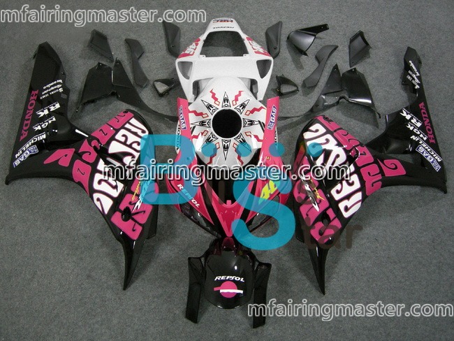 (image for) Fit for Honda CBR1000RR 2006 2007 fairing kit injection molding Repsol pink white