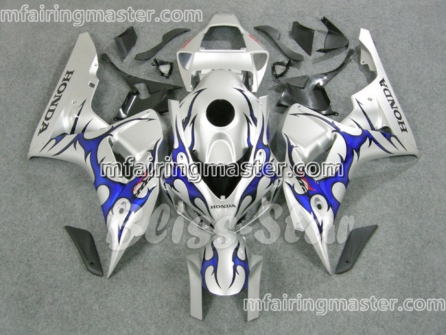 (image for) Fit for Honda CBR1000RR 2006 2007 fairing kit injection molding Silver blue
