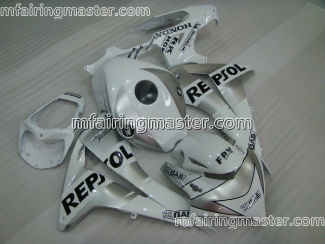 (image for) Fit for Honda CBR1000RR 2008 2009 2010 2011 fairing kit injection molding Repsol white