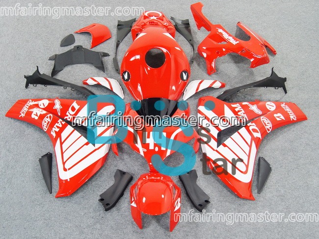 (image for) Fit for Honda CBR1000RR 2008 2009 2010 2011 fairing kit injection molding Red white