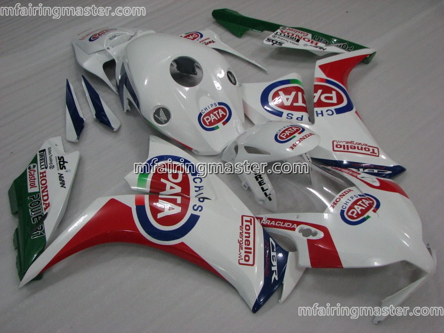 (image for) Fit for Honda CBR1000RR 2012 2013 2014 2015 2016 fairing kit injection molding Patagonia white red