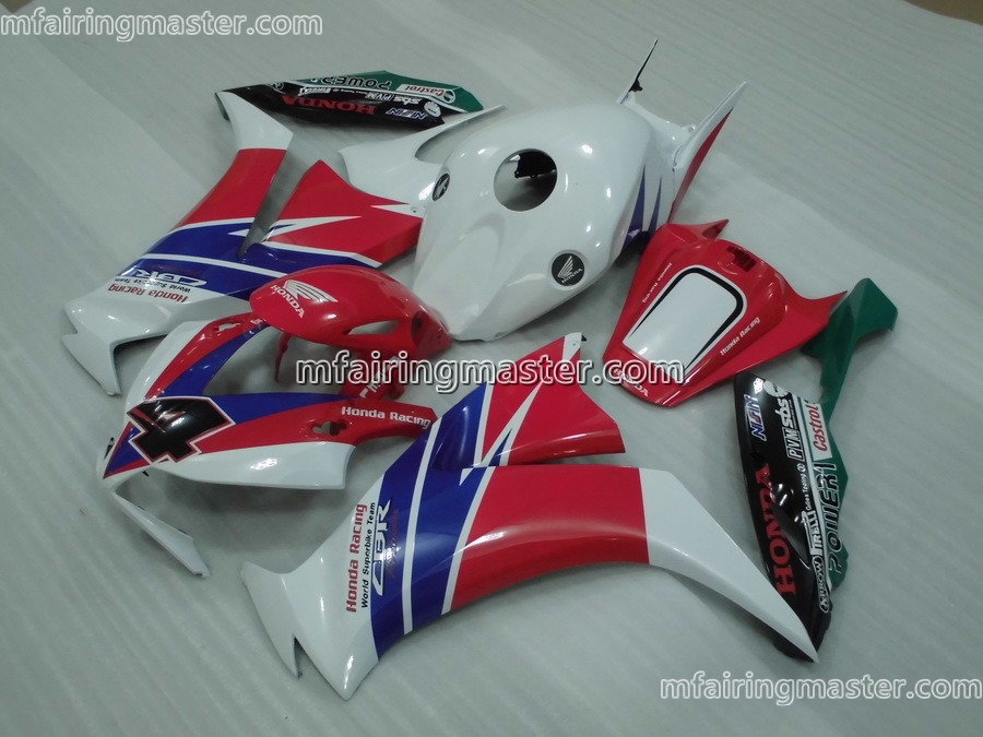 (image for) Fit for Honda CBR1000RR 2012 2013 2014 2015 2016 fairing kit injection molding Red white