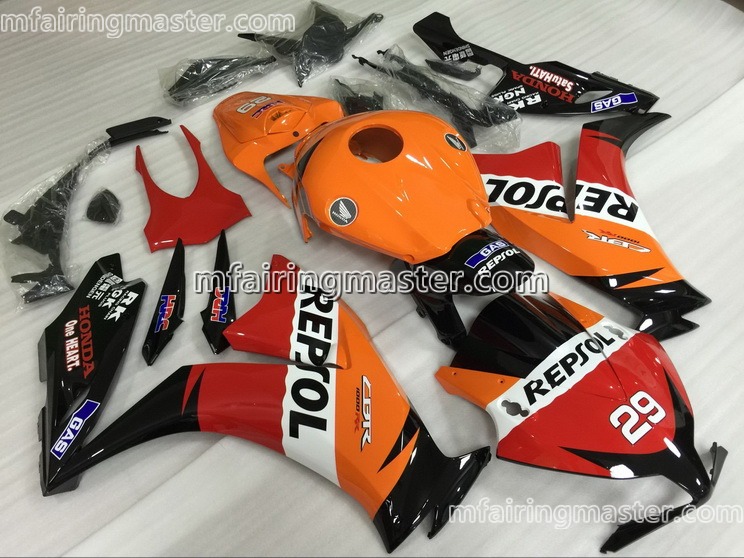 (image for) Fit for Honda CBR1000RR 2012 2013 2014 2015 2016 fairing kit injection molding Repsol 29