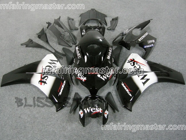 (image for) Fit for Honda CBR1000RR 2012 2013 2014 2015 2016 fairing kit injection molding West black white