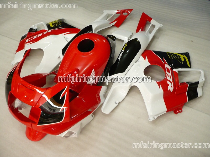 (image for) Fit for Honda CBR600 F2 1991 1992 1993 1994 fairing kit White Red