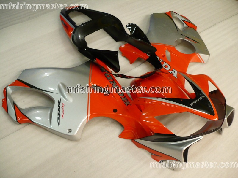 (image for) Fit for Honda CBR600 F4i 2001 2002 2003 fairing kit injection molding Silver red