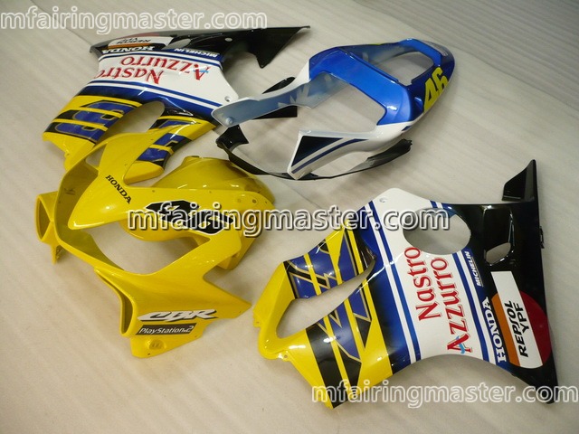 (image for) Fit for Honda CBR600 F4i 2001 2002 2003 fairing kit injection molding 46 yellow