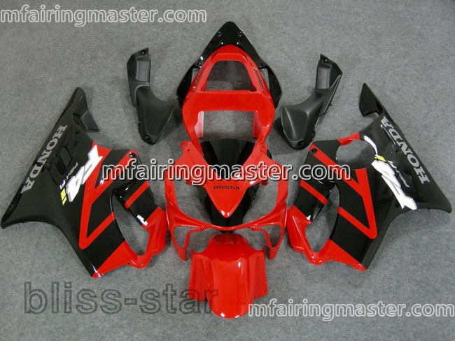 (image for) Fit for Honda CBR600 F4i 2001 2002 2003 fairing kit injection molding Red black