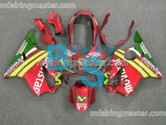 (image for) Fit for Honda CBR600 F4i 2004 2005 2006 2007 fairing kit injection molding Movistar red