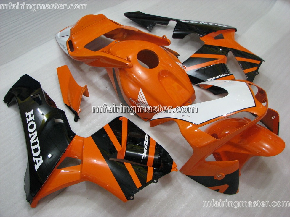 (image for) Fit for Honda CBR600RR F5 2003 2004 fairing kit injection molding Orange black